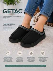 GETAC Women Home Slippers - Black - View 3
