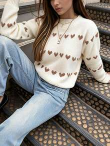 Women Sweaters - Beige - View 2