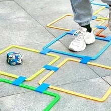 20pcs Bouncing Sensory Motion Set Random Color, Agility Training Equipment, Suitable For Multi-Person Outdoor Entertainment And Family Interaction, Reaction & Coordination Training Props, Helps Improve Quick Reaction And Agility, Sports Accessories - Multicolor - View 3
