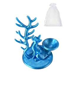 Cat And Tree Jewelry Organizer Stand, Living Room Desktop Organizer And Home Decor, Small Item Storage And Organization Accessory, Multi-Purpose Desktop Decoration, Suitable For Jewelry, Keys,Storage, Suitable For Placing Small Things, Home Decor - Multicolor - View 12