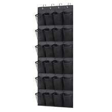 1pc Hanging Door Shoe Organizer, 35 Mesh Pockets, Suitable For Closet, Entryway, Bedroom, Bathroom, Storage Room Hanging Shoe Rack, Men's Sneakers, Women's High Heels, Flip-Flops Storage Rack - View 10
