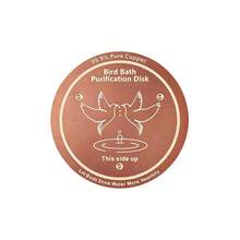 10pcs Bird Bath Copper Discs, 0.6mm Reinforced Pure Copper Cleaning Discs, Physical Water Purification, Suitable For All Seasons, Universal Fit For Outdoor Bird Baths, Bowls, Solar Bird Baths, Aquariums - Style A - View 13