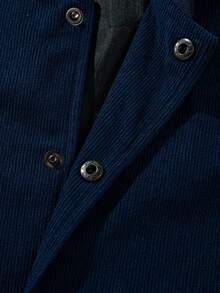EVRINFINITE Men's Casual Fashion Colorblock Old Money Style Jacket - Blue - View 7