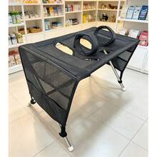 Dog Grooming Hammock With Stand For Small Dogs And Cats, Foldable Pet Grooming Table For Nail Trimming, Bathing And Paw Care, Stainless Steel Support Frame, Holds Up To 30 Lbs - one-size - View 4