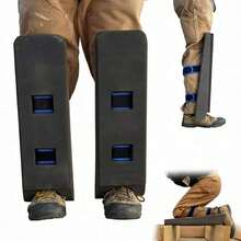1pc Knee Pad With Strap, Made Of EVA Material, Foam Sponge, Home Decor, Yard Maintenance, House Renovation, Floor Installation, House Repair, Removal, Construction Work, Suitable For People Who Don't Want To Stand/Bend For Long, Relax Your Waist, Relieve Knee Pain. Home Essential, Holiday Gift For Husband, Father, Son - Grey - View 7