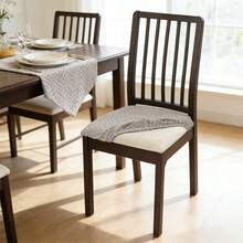 4pcs/Set Fleece Windmill Pattern Elastic Jacquard Chair Covers, Suitable For Home And Hotel Restaurant, Removable And Washable Chair Covers, Hand Washable Decorative Covers - Chair Cover - View 5