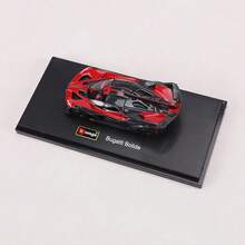 Burago 1:64 Scale Bugatti Bolide Die-Cast Model Car; Includes Display Case And Base; A Creative Collectible, Display Piece, Or Gift; Suitable For Ages 14+. - Red - View 6