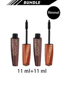 Rimmel [حزمة] ماسكارا ريميل وندر فول بزيت الأرغان 003 أسود فائق X 2 - 003 أسود فاحم - مشاهدة 1