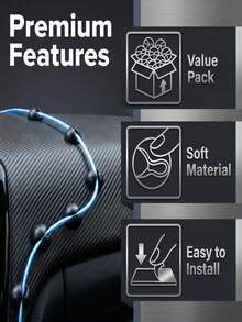 10PCS Car Dashboard Wire Organizer Clips | Plastic Cable Manager, Suitable For Earphones And Charging Cables, Universal Car Interior Decoration, Desktop Cable Management Data Cable Fixed Holder Storage Clip Earphone Charging Cable Bedside Office Desk Car Wire Clip Cable Organizer - A - View 7