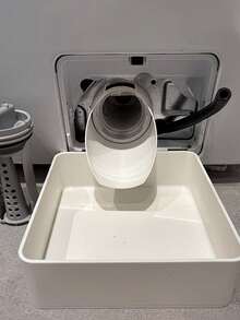 2 Pieces Universal Washing Machine Drip Tray With Diversion Plate, 2 Pieces Front-Loading Washing Machine Drain Overflow Drip Tray, Leak-Proof Drip Tray, Can Be Used For Washing Machine Outlet Water Storage, Effectively Prevents Laundry - Multicolor - View 1