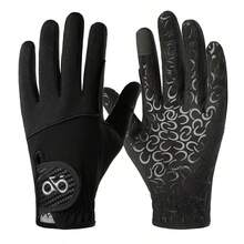 Professional Equestrian Riding Gloves, Horse Racing & Polo Gloves, Silicone Anti-Slip Wear-Resistant Touchscreen Friendly Breathable Protective Outdoor Equestrian Equipment - Black - View 8