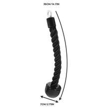 Single/Double Head Triceps & Biceps Training Rope, Cable Machine Pulldown Handle Accessory, Multi-Function Fitness Equipment For Gym And Home Use, Lat Pulldown Single Grip Triceps & Biceps Workout Attachment, Solid End, Strength Training Exercise Accessory, Nylon Pull Rope Trainer, Suitable For All 4 Seasons - Pull-down Training Rope - View 3