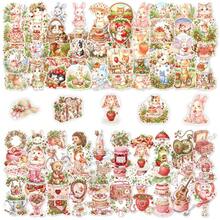 Rustic Sweet Berry Themed Waterproof Sticker Pack 100/200 Sheets Lovely Cartoon Decals For Handcraft Supplies Tablet Embellishment - A-100PCS - View 4