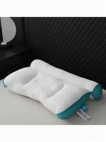 1pc Knitted Neck Support Pillow, Sleep Massage Pillow Core, Home Moisture-Absorbing Breathable Antibacterial Bed Pillow, Suitable For Living Room Bedroom Home Decor - Multicolor - View 7