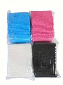 100pcs Elastic Food Cling Film - Stretchable Transparent Plate Covers, Reusable, Multi-Functional, Odorless Kitchen Cling Film, Dust-Proof For Home, Restaurant, Picnic - Fits All Plate Sizes, Picnic Essential | Decorative Packaging Film | Reusable Plastic Film, Food Plastic Film - Black - View 9