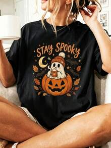 Women T-Shirts - Black - View 1