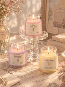 Christmas Scented Candle In Jar - Perfect For Home Fragrance And Decor, Romantic DIY Party Favor, Birthday Gift And Christmas Gift - Multiple Styles - View 2
