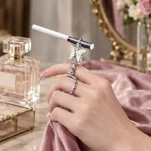 1pc Or 2pcs Luxury Fashion Butterfly Ashtray, Jewelry Ashtray, Elegant Smoking Accessory, Suitable For Smokers, Perfect Christmas Gift - Silver - View 3