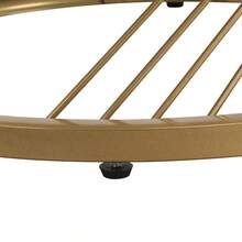 Elegant Nesting Coffee Table: Marble Look, Gold Decor, Side Table With Drawers - Set Of 2 - 1 - View 11