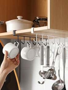 1 Pieza Estante Organizador de Almacenamiento para Encimera de Cocina, Soporte de Estantería Metálica Duradera, Diseño Ahorrador de Espacio para Especias, Condimentos, Utensilios de Cocina, Solución de Almacenamiento Doméstico para Escritorio de Tocador de Baño - Ver 5