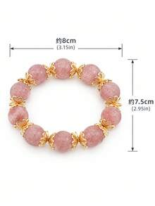 10pcs DIY Random 14K/18K Gold Plated Hollow Petal Flower Caps Separator Beads Jewelry Findings - Multicolor - View 5