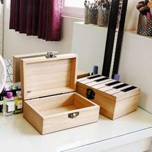 Single Premium Wooden Storage Box, Piano Key Design, Perfect As A Gift, Used For Small Jewelry Organization, Music Room Decor Souvenir Storage, Desk Organization, Home Decor, Modern Style - Multicolor - View 3