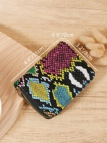 Fashionable Printed Credit Card Storage Bag, Portable Universal Card Holder, Card Storage, Perfect For Outdoor, Travel, And Back To School Use - Multicolor - View 8