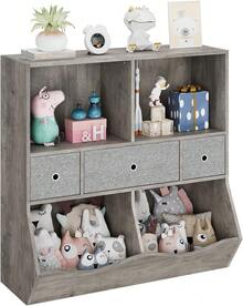 Toy Storage - Grey - View 1
