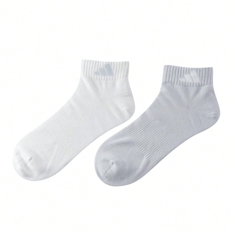 Adidas 男士女士短襪 LT ANKLE 2PP 簡約休閒日常運動舒適短襪 KC1504 - 淺藍色/白色 - 查看 1