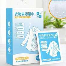 4 Boxes Total 48pcs Disposable Clothing Cleaning Wipes Portable Individually Wrapped Stain Remover Tissues - Cleaning wipes - View 5