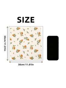 Floral Pattern Dish Cloth, Quick Dry Thickened Extra Wide Kitchen Towel, Soft & Breathable, Suitable For Bath Towel, Car Polishing Pad, Dish Washing Or Glass Cleaning - Multicolor - View 9
