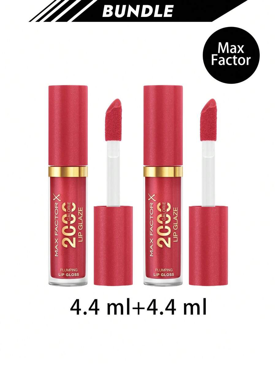 Max Factor [حزمة] 2000 كالوري لمعان الشفاه 110 شرارات النار 4.4 مل * 2 - 110 شرارات نارية - مشاهدة 1