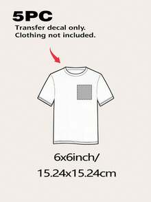 Personalized DTF Heat Transfer Stickers, Custom DIY Iron-On Decals For T-Shirts, Custom Iron-On Transfers, Back-To-School Season - Multicolor Transfer Film - View 21