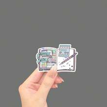 Planner Girlie Funny Vinyl Sticker-2D Flat Sticker, For Mobile Phone, Laptop, Luggage, Gift, Car, Cup, Helmet - Star Film - View 11
