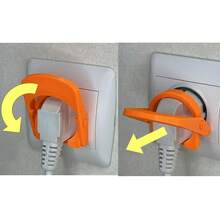 3PCS Easy-Grip European Standard E/F Type Power Plug Pulling Lever, Hand And Foot Operated Plug Removal Assist Tool, Reusable Plug Disassembly Accessory, Fits Tight Or Hard-To-Reach Wall Outlets; Suitable For Elderly, Arthritis Patients And People With Limited Grip Strength - Multicolor - View 9