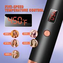 UKLISS Multifunctional Electric Curling Brush - Ceramic Heating Styling Brush Dual PTC Technology | Suitable For All Hair Types 220-240V | Perfect Holiday Gift For Women, Moms, Girlfriends - Black - View 9