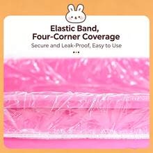 100pcs/Set Disposable Plastic Liners, Suitable For Pet/Toilet Pads, Bird Cage/Rabbit Cage, Transparent Plastic Parrot Cage Liner Bags, Cat Litter Bags, Liners, Suitable For Canary, Finch, Parrot Bird Cage And Rabbit, Guinea Pig Cage Accessories Thin Film Cover Cleaning Pads - View 5