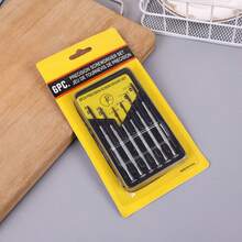 6Pcs Precision Screwdriver Set Cross And Flat Head Mini Screwdrivers Hand Tools For Watch Clock Phone Laptop Electronic Device Disassembly And Household Maintenance DIY Repair Projects - 6-piece Precision Screwdriver Set - View 5