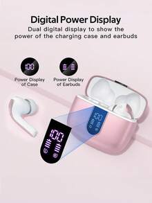 Tagry X08 Bluetooth In-Ear Earbuds Stereo Sound LED Display Lightweight Wireless Earphones For Daily Sports - View 3