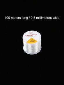 Flexible Nylon Cord - Transparent Elastic String, Suitable For DIY Jewelry Making, Bracelet And Necklace Weaving - Smooth Surface, Delicate Texture, Jewelry Cord Designed For Bead Artists - Cord - View 9