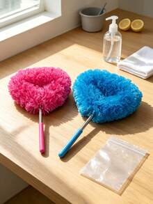 Extendable Ultra-Fine Fiber Ceiling Fan Duster Cleaner Adjustable From 13 To 31.5 Inches Washable Suitable For High Ceilings Furniture And Car Cleaning Fan Cleaner Multipurpose Dust Cleaner Easy To Clean Dust Household Items Cleaning Tools - Multicolor - View 10