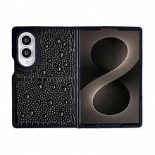 keshengtai Pearl Water Drop Phone Case, Hard PC Back Plate Protective Phone Cover, Compatible With Samsung Galaxy Z Fold 8 - Black - View 2
