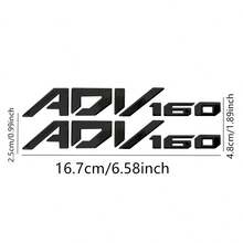 1Pair Motorcycle Soft Sticker Decals Logo For ADV 160 - A - View 3