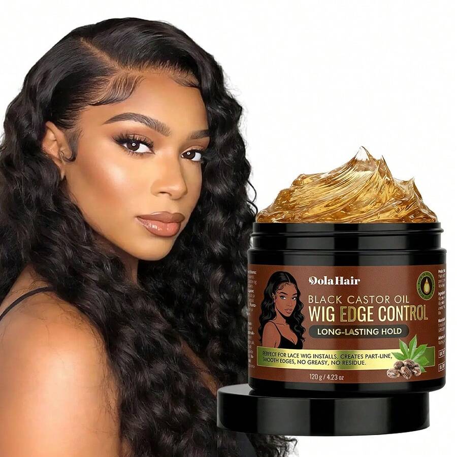 Dola Hair Lace Wig Edge Control Gel, Strong Hold For Baby Hair & Flyaways, Non-Greasy, Smooth Finish, Suitable For Wigs & Natural Hair - 120G Edge Control - View 1
