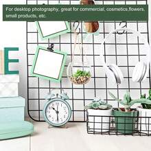 1pc Wire Mesh Panel Decorative Board, Photo Display Rack, Suitable For Home Office, Metal Mesh Photo Wall Display Rack, Multi-Purpose Wall-Mounted, Back To School Bedroom Decor - Multicolor - View 10
