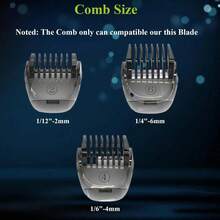 Compact T-Shaped Trimmer Heads, Sideburn & Beard Trimmer Attachment, Shaver Replacement Blade Heads Compatible With OneBlade QP Series QP2520 QP2630 QP2834 QP6510 QP6520 - Multiple Styles - View 10