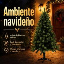 Artificial Green PVC Christmas Tree With Sturdy Stand, Indoor Festive Decoration, Available In 1.5m, 1.8m, And 2.1m Heights - 1.5m - View 2