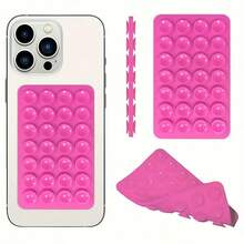 Silicone Suction Cup Phone Holder, 28 Individual Suction Cups Without Adhesive Grip Reusable Double-Sided Holder, Suitable For Makeup, Fitness, Shower, Car, And Kitchen Use - Multicolor - View 15