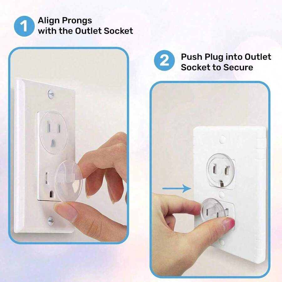 10pcs/15pcs Protective Covers, Specially Designed For Baby Protection, Easy Installation, Made Of Durable Plastic Material. - Multicolor - View 1