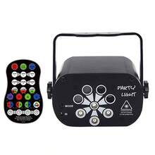 DJ Light, Disco Party Light, Usb 8-Hole Multi-Pattern UV Effect, Remote Voice-Controlled Stroboscopic Light, Starry Sky Projection Light, KTV Bar, Family Party, Halloween, Christmas, Karaoke Club, Camping Decoration, Light Show, Atmosphere Light - USB Plug-in Version - View 13